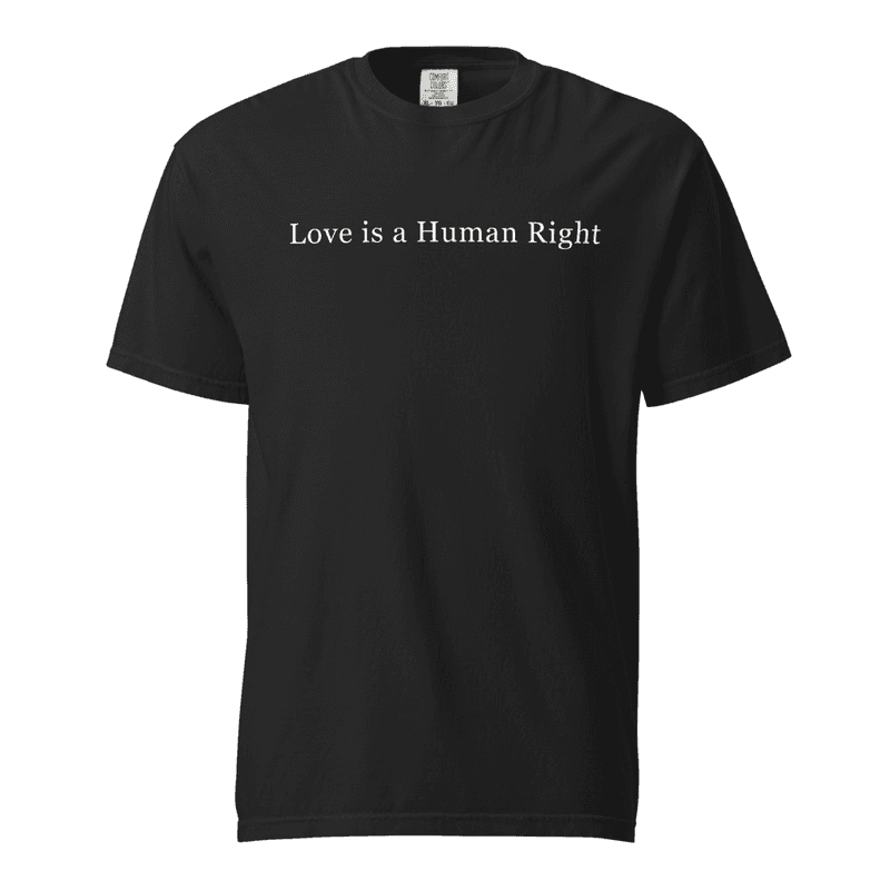 Love is a Human Right / Black / S mockup 1